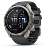 Garmin multisport GPS sat fēnix 9 Pro inReach 51 mm, titanij, grafitno/crni silikonski remen | shoptok.hr