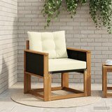  Srednja sofa za van Čvrsto drvo akacije Prirodna | shoptok.hr