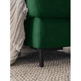 Miuform temno zelena raztegljiva kotna sedežna garnitura iz rebrastega žameta (desni kot) lofty lilly – | Shoptok.si
