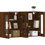  Zidni ormarići 2 kom boja smeđeg hrasta od konstruiranog drva | Eponuda.com