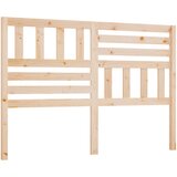 Maison Chic posteljno vzglavje - vzglavna omarica - nočna omarica 146x4x100 cm trdna borovina, (21705298) Cene