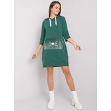 RELEVANCE Dress-RV-SK-6954.64P-dark green Cene