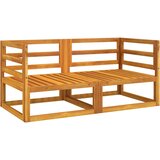  Modularne kutne sofe i svjetlosivi jastuci 2 kom drvo bagrema | shoptok.hr