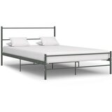 Maison Chic Posteljni okvir - Dvoposteljna postelja - Zakonska postelja siv kovinski 160x200 cm, (21692356) | Shoptok.si