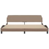  Okvir za krevet Dover cappuccina 200x200 cm umjetna koža | shoptok.hr