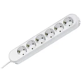 Razdelilna letev brez stikala 6-delna bela\, varnostni kontakt Electric 381.248K, (20641562)