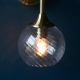 Endon 103173 - Zidno svetlo ALLEGRA 1xE14/7W/230V mesing/proziran | Eponuda.com