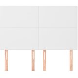  Uzglavlje Bijelo 144x5x118/128 cm Imitacija kože | shoptok.hr