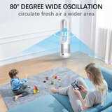 Venisymlis Prenosni Tihi Ventilator Brez Lopatic Z Zaslonom Led Za Spalnico V Domači Pisarni, (22070264) | Shoptok.si