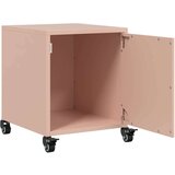 vidaXL Nočna omarica roza 36x38,5x43,5 cm jeklo, (21242832) | Shoptok.si