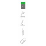 Swissten punjač preklopni, bežični, MagFold, MagSafe 3u1, 25W, crni | shoptok.hr