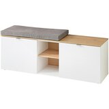 XORA GARDEROBNA KLOP bela, hrast artisan | Shoptok.si