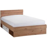 Modern Living Postelja Box, Bela, Barva Hrasta, 140x200 | Shoptok.si