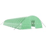  Plastenik s čeličnim okvirom zeleni 120 m² 20 x 6 x 2,85 m | shoptok.hr
