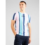 Hollister Majica modra / roza / črna / bela | Shoptok.si