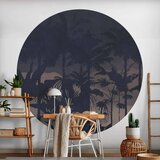  Okrugla fototapeta - Jungle at night 230x230 | shoptok.hr