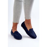 Boto EVENTO Women's Navy Suede Moccasins Ranica | Shoptok.si