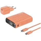 PB-10000 Power Pack powerbank (rezervna baterija) 10000 mAh Li-Ion USB, USB-C® narančasta