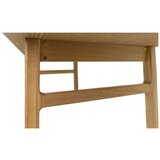 Woodman Raztegljiva jedilna miza z dodatno ploščo v hrastovem dekorju 90x180 cm Curved – | Shoptok.si