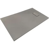Tuš kada SMC (D x Š x V: 100 x 80 x 2,6 cm, Poliester, Bijela)
