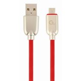 Gembird CC USB2R AMmBM 1M R Premium rubber Micro USB charging and data cable, 1m, red | ePonuda.com
