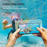Spigen A601 UNIVERZALNA VODONEPROPUSNA TORBICA 2 KOM PAKET CRYSTAL CLEAR | shoptok.hr