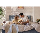 Bonami Selection Modra oblazinjena zakonska postelja s prostorom za shranjevanje z letvenim dnom 160x200 cm Thessa Bold Line – | Shoptok.si