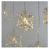led božični zastor – snežinke, 84 cm, notranji, topla bela DCGW06