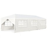  Vrtni paviljon 3x9m, šator za zabave, svadbeni šator, UV zaštitni šator - bijeli | shoptok.hr