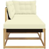 Sekcionalna sofa s jastukom Bijela 241,5 x 83 x 73 cm | shoptok.hr