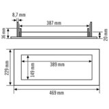 ESYLUX vgradni okvir univerzalni 430 SLX/ELXM #EN10077234, (21224800) | Shoptok.si