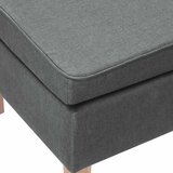  Stolac s drvenim nogama tamnosivi od tkanine | shoptok.hr