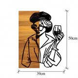 WALLXPERT 899SKL2206 Zidna dekoracija Žena 2, 39x50cm | Eponuda.ba