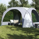 Šator za zabave bijeli i sivi vodootporni