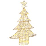  Božićno drvce s 120 LED svjetlima Topla bijela 120,5 cm PET | Eponuda.ba