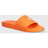 Polo Ralph Lauren Natikači Polo Slide moški, oranžna barva, 809931326002