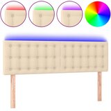  LED uzglavlje krem 144x5x78/88 cm od tkanine | Eponuda.ba