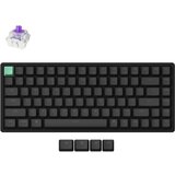 KEYCHRON K2 HE Brezžična Magnetna Switch Tipkovnica, Gateron Double-Rail Magnetic Nebula Switch, Keycaps Shine-Through, US Layout, K2H-Q1, (21734783) Cene