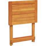 vidaXL Zložljiva vrtna mizica 50x36x60 cm trden akacijev les | Shoptok.si