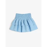 Koton Skirt Layered Voluminous Gipe Detail