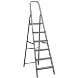 Alpos preklopne ljestve (6 stepenica, radna visina: 3,1 m, aluminij) Cijene