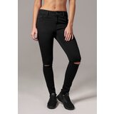 Urban Classics Women's jeans - black Cene