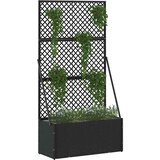  Gredni pergola sadilnik Črna 70 x 30 x 135 cm Kovina, (5000187750) | Shoptok.si