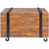 Furnova Stranska mizica iz tikovine 60x60x38 cm, (21914744) | Shoptok.si