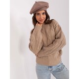 Wool Fashion Italia Cap-AT-CZ-231305.82P-dark beige | Shoptok.si