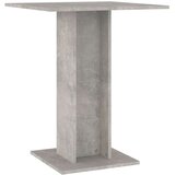 Bistro stol boja betona 60 x 60 x 75 cm od konstruiranog drva | shoptok.hr
