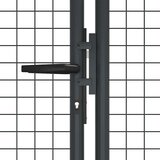  Vrtna vrata od mrežastog čelika 400x125 cm siva | shoptok.hr