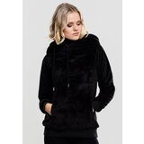 Urban Classics Women's Long Teddy Hoody Black | Shoptok.si