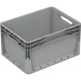 Zaboj s polnimi stenami 40 x 30 x 22 cm Siv