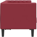  Fotelja Chesterfield 2-sjed od umjetne kože boje vina | Eponuda.com